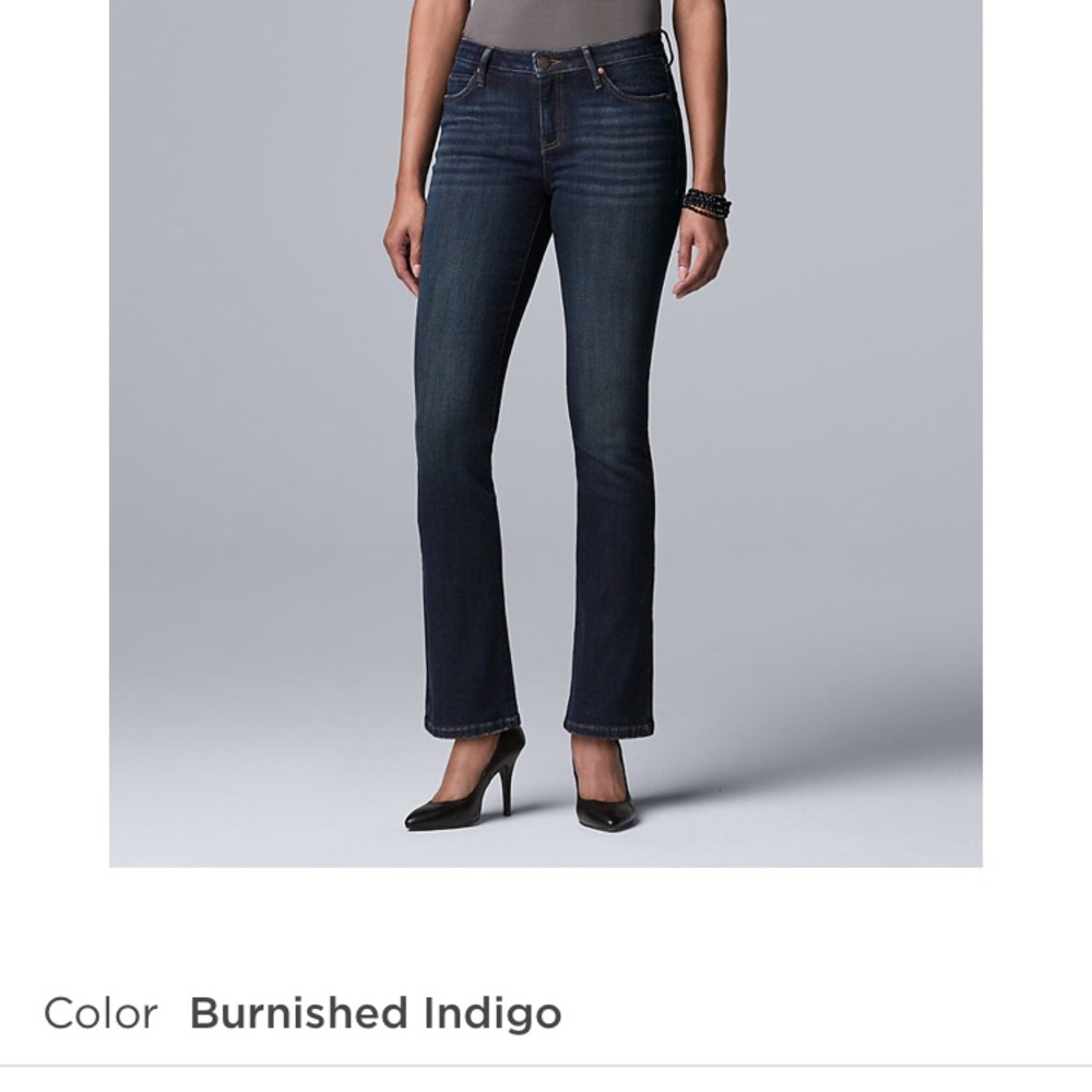 Vera Wang Petite Jeans-Size 4 Bootcut